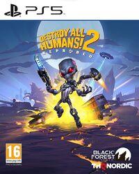 Portada oficial de Destroy All Humans! 2: Reprobed para PS5