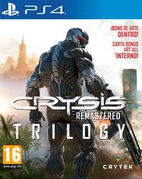 Portada oficial de Crysis Remastered Trilogy para PS4