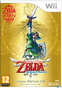 Portada oficial de The Legend of Zelda: Skyward Sword para Wii
