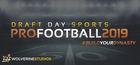 Portada oficial de de Draft Day Sports: Pro Football 2019 para PC
