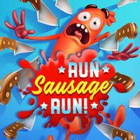 Portada oficial de Run Sausage Run! para Switch