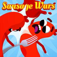 Portada oficial de Sausage Wars para Switch