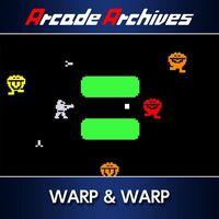 Portada oficial de Arcade Archives WARP & WARP para PS4