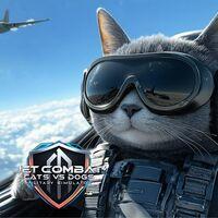Portada oficial de Jet Combat: Cats VS Dogs Military Simulator para PS4