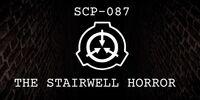 Portada oficial de SCP-087 THE STAIRWELL HORROR para Switch