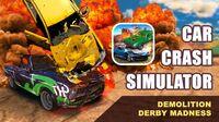 Portada oficial de Car Crash Simulator: Demolition Derby Madness para Switch