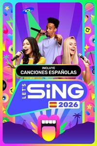 Portada oficial de Let's Sing 2026 con �xitos de Espa�a para Xbox Series X