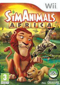 Portada oficial de SimAnimals Africa para Wii