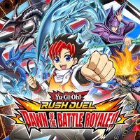 Portada oficial de ¡¡Yu-Gi-Oh! RUSH DUEL: Dawn of the Battle Royale!! para Switch