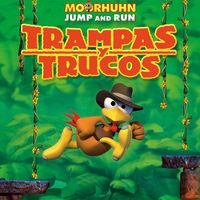 Portada oficial de Moorhuhn Jump and Run 'Trampas y Trucos' para Switch
