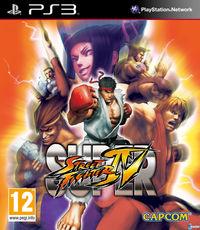 Portada oficial de Super Street Fighter IV para PS3