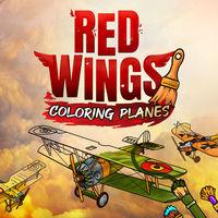 Portada oficial de Red Wings: Coloring Planes para Switch