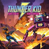 Portada oficial de Thunder Kid: Hunt for the Robot Emperor para Switch