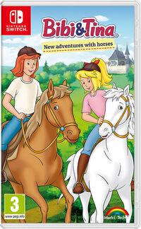 Portada oficial de Bibi & Tina  Nuevas aventuras a caballo para Switch