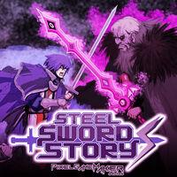 Portada oficial de Pixel Game Maker Series Steel Sword Story S para Switch