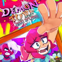 Portada oficial de Demon Turf: Neon Splash para Switch