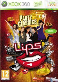 Portada oficial de Lips Party Classics para Xbox 360