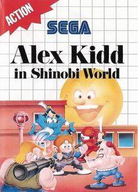 Portada oficial de Alex Kidd in Shinobi World CV para Wii