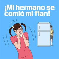 Portada oficial de Mi hermano se comi mi flan! para Switch