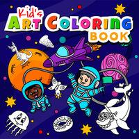 Portada oficial de Kid's Art Coloring Book para Switch