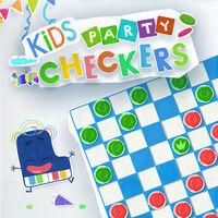 Portada oficial de Kids Party Checkers para Switch