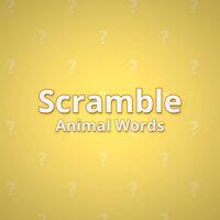 Portada oficial de Scramble Animal Words para PS5