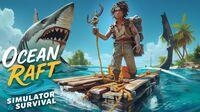 Portada oficial de OCEAN RAFT SIMULATOR & SURVIVAL para Switch