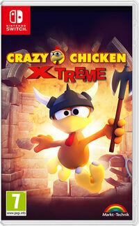 Portada oficial de Crazy Chicken Xtreme para Switch
