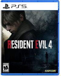 Portada oficial de Resident Evil 4 Remake para PS5