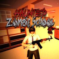 Portada oficial de Haunted Zombie School para Switch