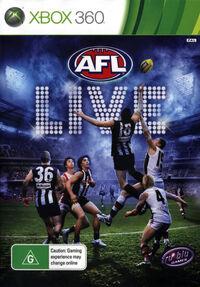 Portada oficial de AFL Live para Xbox 360