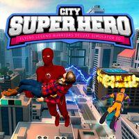 Portada oficial de City Super Hero 3D - Flying Legend Warriors Deluxe Simulator para Switch