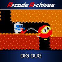 Portada oficial de Arcade Archives DIG DUG para PS4