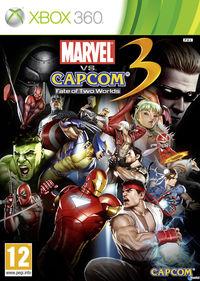 Portada oficial de Marvel vs. Capcom 3 para Xbox 360