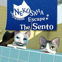 Portada oficial de Japanese NEKOSAMA Escape The Sento para Switch