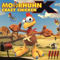 Portada oficial de Moorhuhn X - Crazy Chicken X para Switch