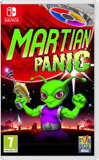 Portada oficial de Martian Panic para Switch