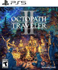 Portada oficial de Octopath Traveler II para PS5