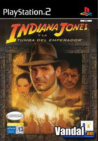 Portada oficial de Indiana Jones y la Tumba del Emperador para PS2