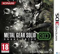 Portada oficial de Metal Gear Solid 3D: Snake Eater para Nintendo 3DS