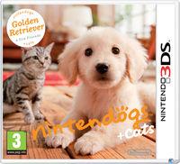 Portada oficial de Nintendogs + Cats para Nintendo 3DS