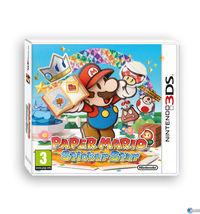 Portada oficial de Paper Mario Sticker Star para Nintendo 3DS