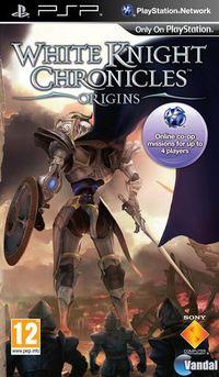 Portada oficial de White Knight Chronicles: Origins para PSP