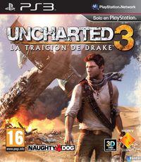 Portada oficial de Uncharted 3: La traición de Drake para PS3