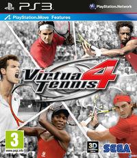 Portada oficial de Virtua Tennis 4 para PS3