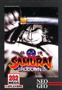 Portada oficial de Samurai Shodown III CV para Wii