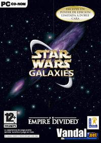 Portada oficial de Star Wars Galaxies para PC