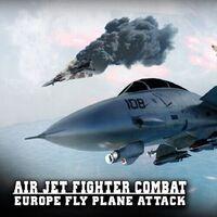 Portada oficial de Air Jet Fighter Combat - Europe Fly Plane Attack para Switch