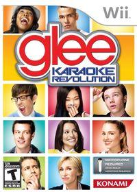 Portada oficial de Karaoke Revolution Glee Edition para Wii