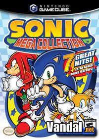 Portada oficial de Sonic MegaCollection para GameCube